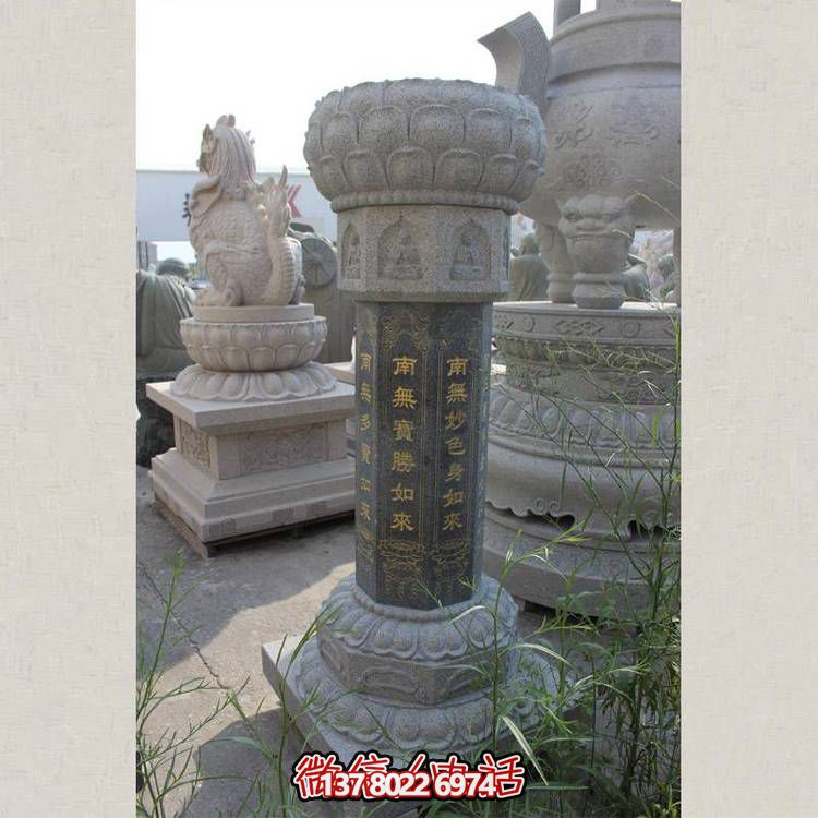 精美大理石浮雕石柱，點綴你的寺廟