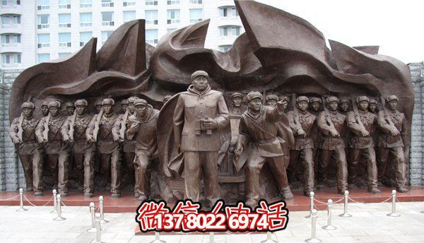 抗戰時期銅雕雕塑，緬懷那段英雄時光