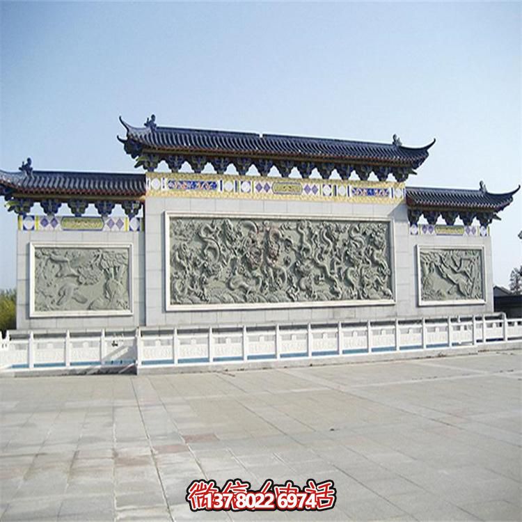 大理石雕刻景觀浮雕、大型影壁壁畫、雕塑藝術(shù)裝置