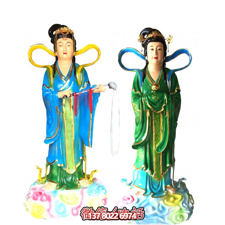 七仙女玻璃鋼雕塑，打造完美園林