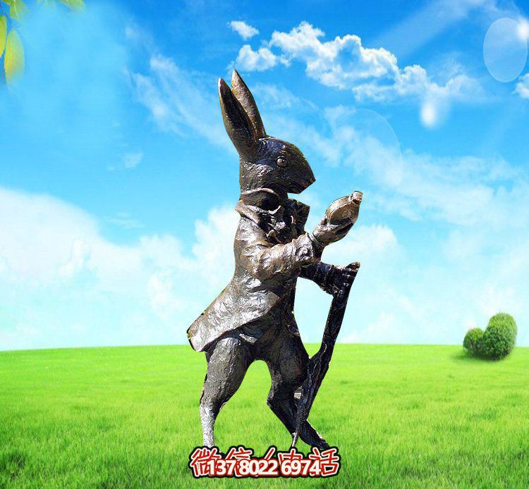 玻璃鋼兔子雕塑，裝飾你的草坪，讓你的個性閃耀