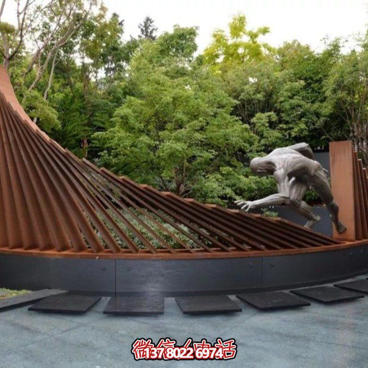 不銹鋼景觀雕塑，創意裝點公園戶外園林