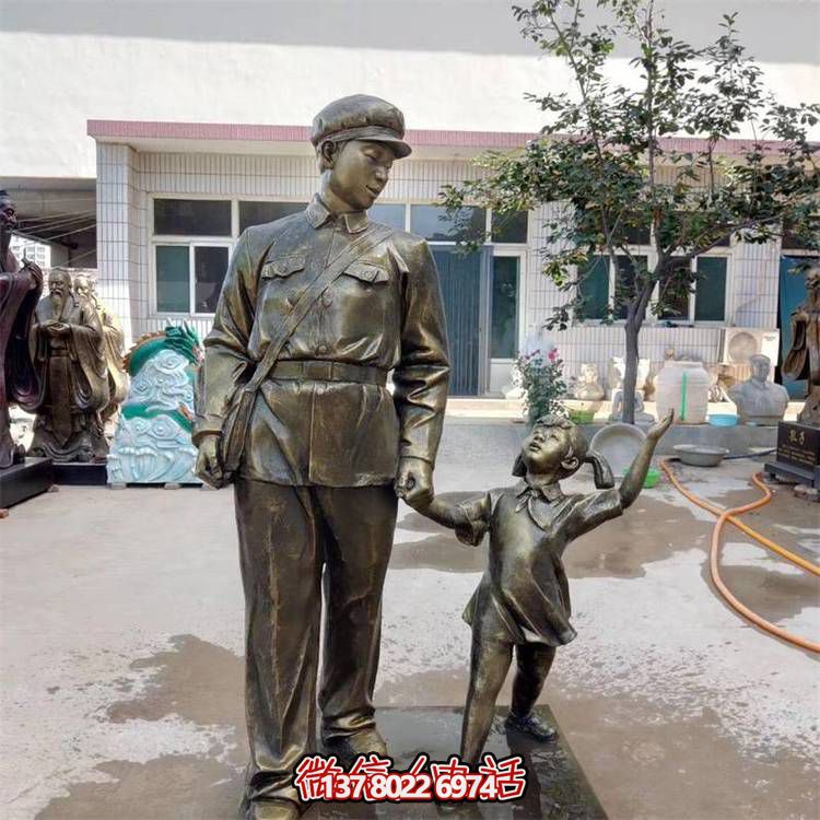 玻璃鋼雕塑，傳承名人精神，校園記憶經典